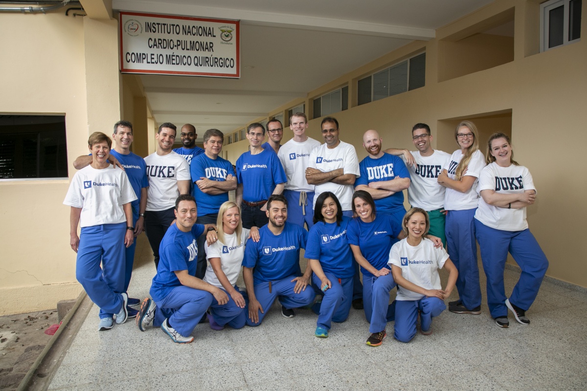 group photo of duke team