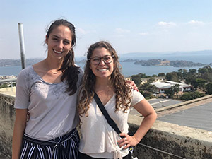 two young women
