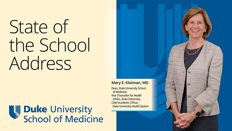 State of the school video thumb, featuring Mary Klotman