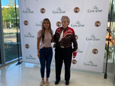Karol Guerrero and Temple Grandin