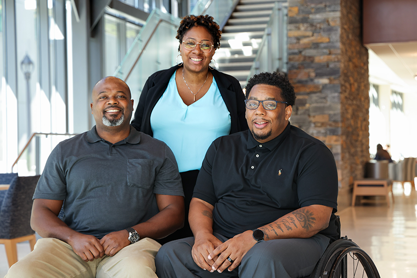 Uzuri Holder, LCSW, Keith Patterson and Demetrius Lynn,