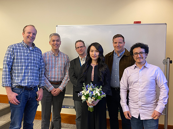 Scarlette Zou and her dissertation committee