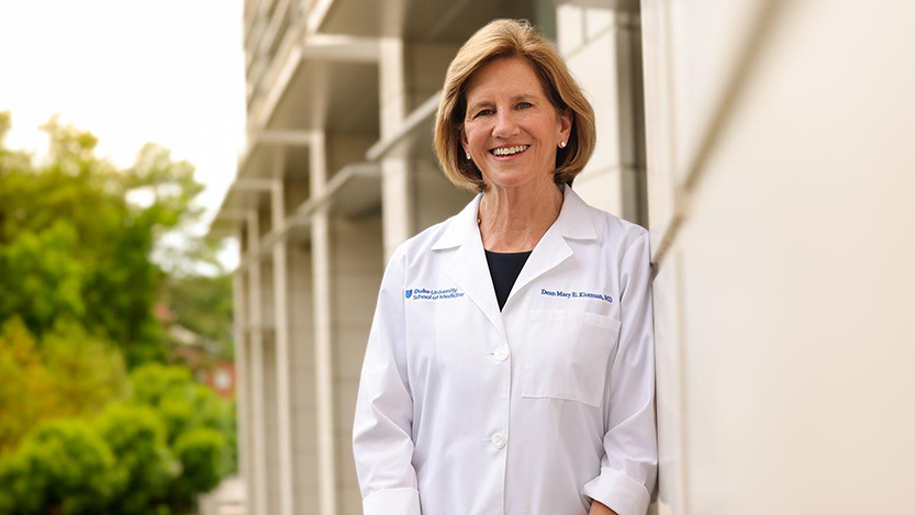 Mary E. Klotman, Dean of the School of Medicine. 