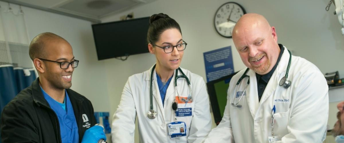 Students in clinic